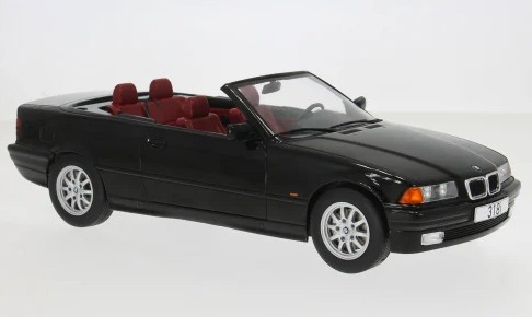 BMW 3er (E36) Cabriolet 1996 Zwart - 1:18